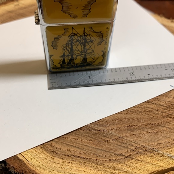 Vintage 1995 A.A.D.L.P Lighter Sailing Ship Refillable - Picture 3 of 9